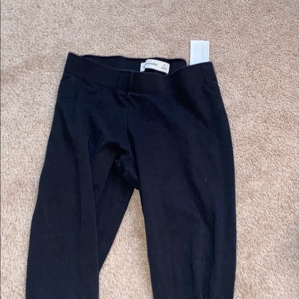 Black Abercrombie youth leggings